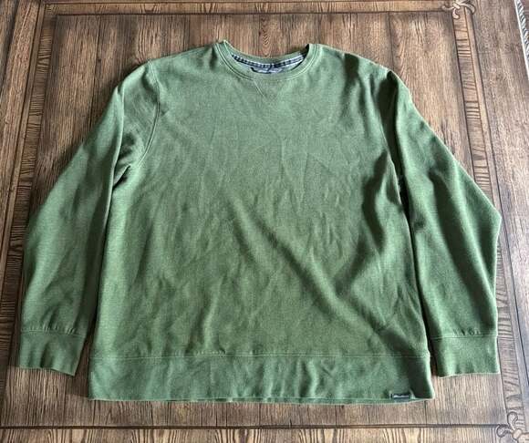 Eddie Bauer Other - Eddie Bauer Men's Green Fleece Crewneck Sweatshirt Size XL